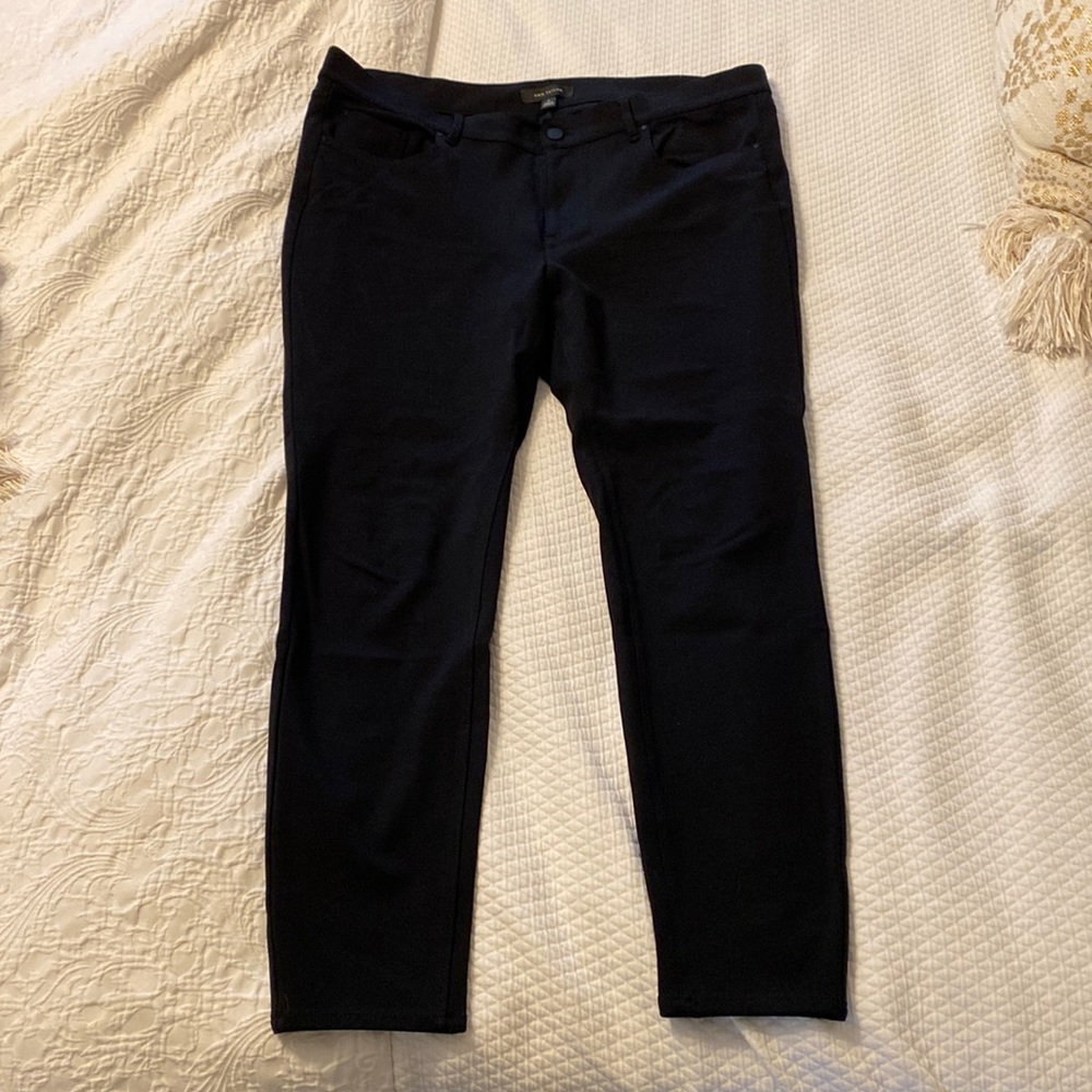 Ann Taylor Black Stretch Pants 14
